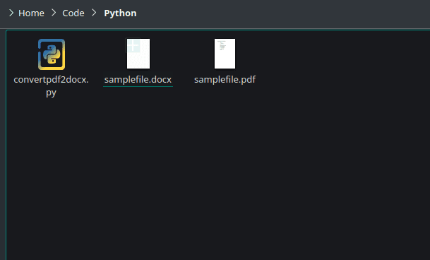 file docx